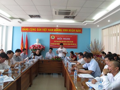 LĐLĐ Thành phố Buôn Ma Thuột: Tổ chức Hội nghị sơ kết 06 tháng đầu năm và  triển khai phương hướng nhiệm vụ 6 tháng cuối năm 2016.