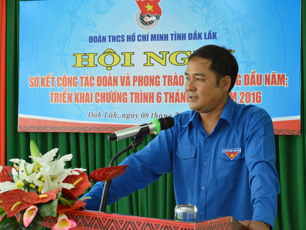 Sơ kết công tác đoàn và phong trào thanh niên 06 tháng đầu năm 2016