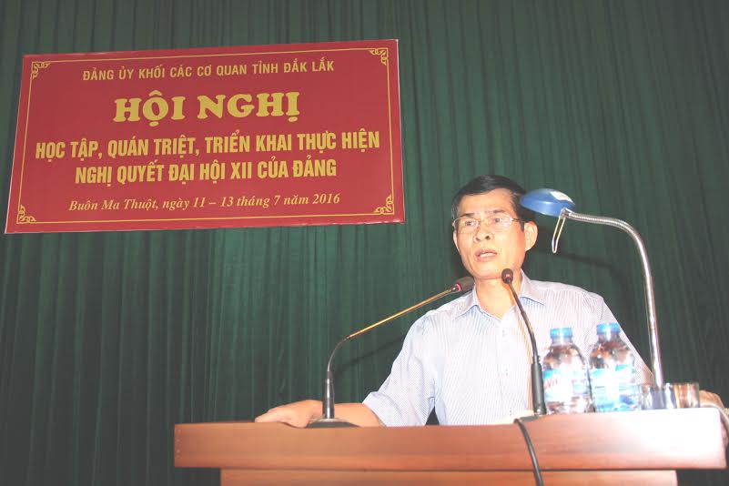 Hội nghị học tập, quán triệt và triển khai thực hiện Nghị quyết Đại hội XII của Đảng