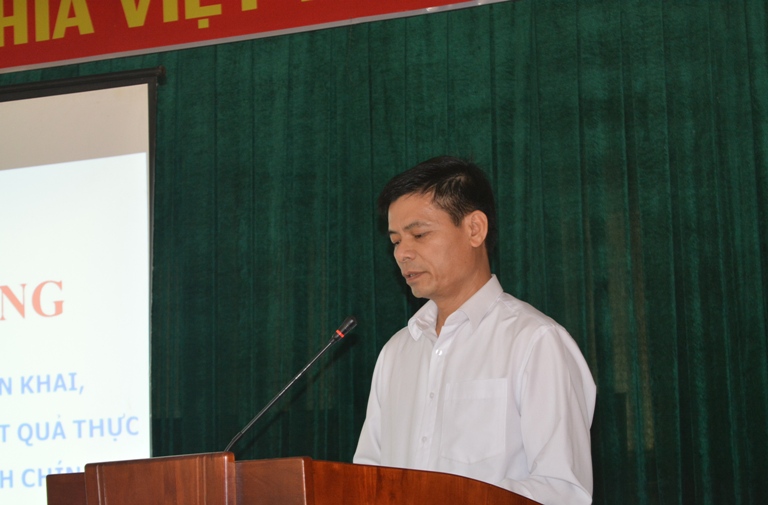 Khai mạc lớp bồi dưỡng “Lập kế hoạch, tổ chức triển khai theo dõi đánh giá, báo cáo kết quả thực hiện nhiệm vụ cải cách hành chính năm 2016”.