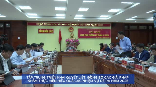 Tập trung triển khai quyết liệt, đồng bộ các giải pháp nhằm thực hiện hiệu quả các nhiệm vụ đề ra năm 2025