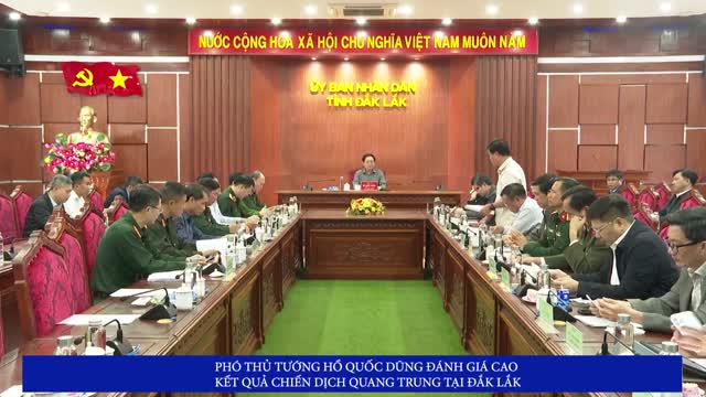 Phó Thủ tướng Hồ Quốc Dũng đánh giá cao kết quả Chiến dịch Quang Trung tại Đắk Lắk