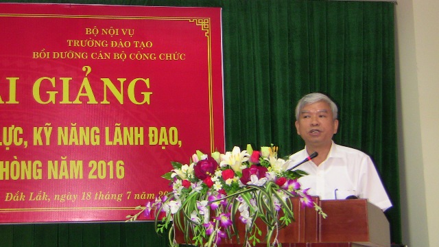 Bồi dưỡng năng lực, kỹ năng lãnh đạo cấp phòng năm 2016
