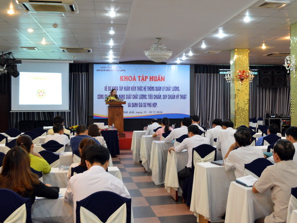 Khai mạc lớp tập huấn kiến thức về hệ thống quản lý chất lượng