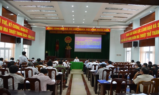 Hội nghị sơ kết tình hình thực hiện nhiệm vụ 6 tháng đầu năm 2016