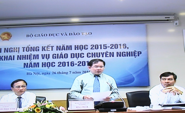 Hội nghị trực tuyến tổng kết năm học 2015-2016 và triển khai nhiệm vụ giáo dục chuyên nghiệp năm học 2016-2017