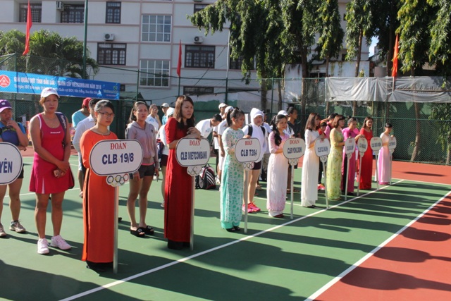 Khai mạc Giải Quần vợt tỉnh Đắk Lắk tranh cúp Vietcombank năm 2016.