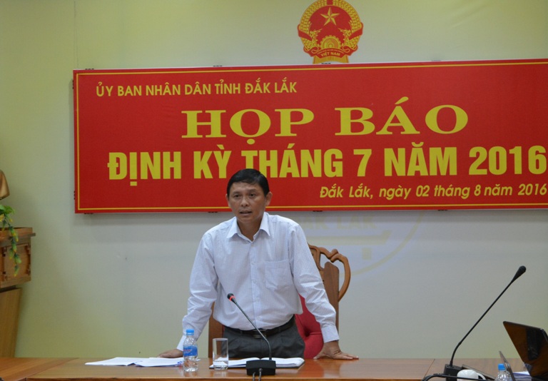 Giao ban báo chí và họp báo định kỳ tháng 7/2016