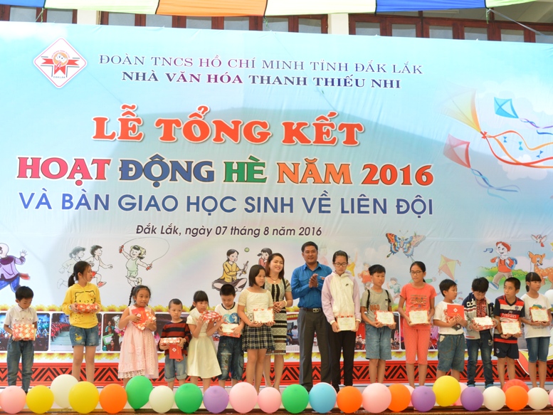 Nhà văn hóa Thanh thiếu nhi tỉnh tổng kết hoạt động hè 2016
