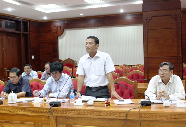 Đoàn công tác của Liên minh Hợp tác xã Việt Nam làm việc với Ban Chỉ đạo phát triển kinh tế hợp tác xã tỉnh.