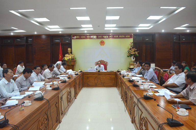 UBND tỉnh họp đánh giá, tháo gỡ khó khăn, vướng mắc trong quá trình triển khai thực hiện Quyết định 755/QĐ-TTg.