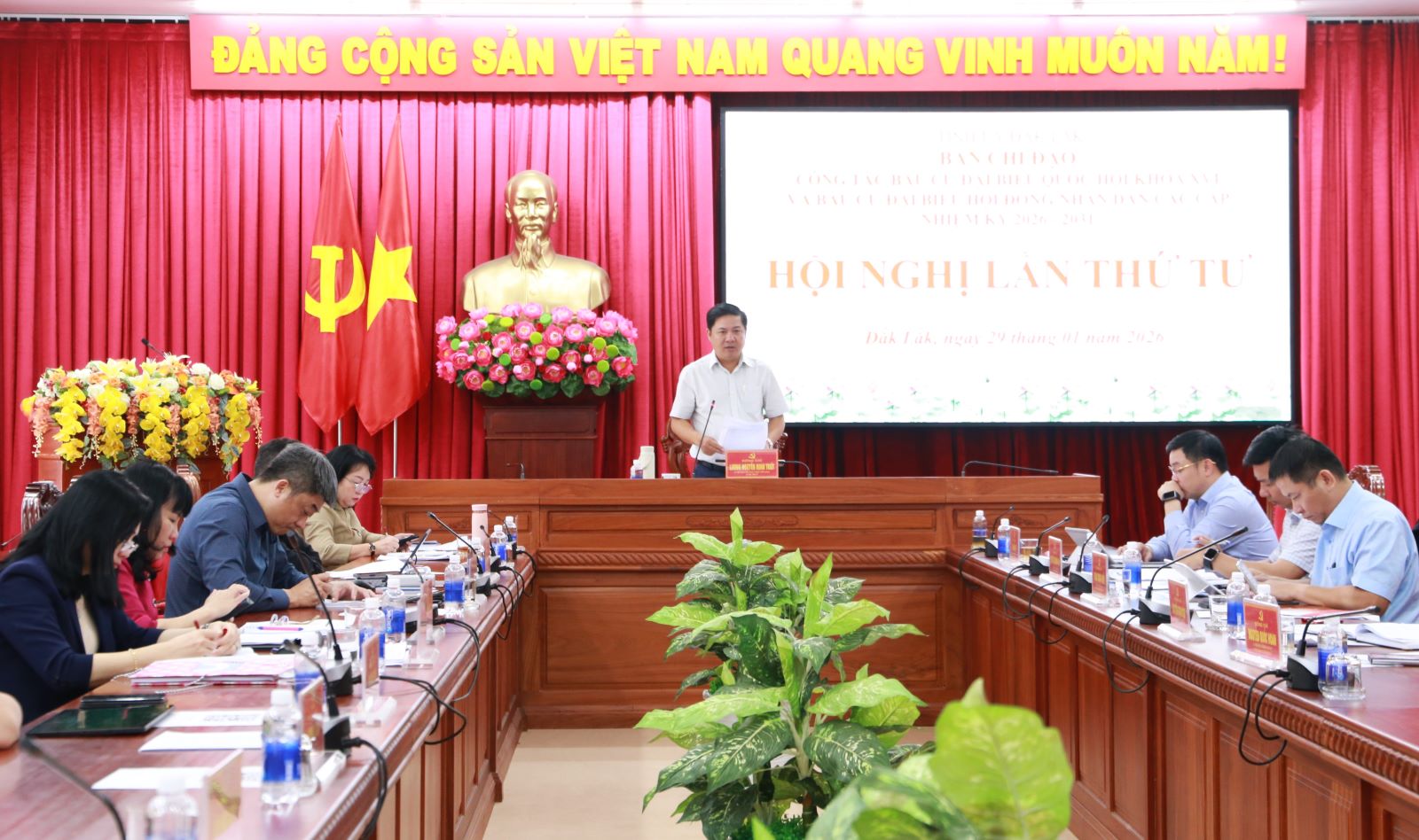 Hội nghị lần thứ tư Ban Chỉ đạo công tác bầu cử tỉnh Đắk Lắk