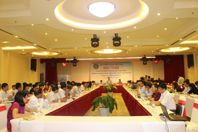 Hội nghị cung cấp thông tin về kết quả thực hiện chính sách BHXH, BHYT 7 tháng đầu năm và định hướng hoạt động trong thời gian tới.