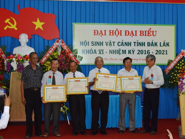 Đại hội Hội Sinh vật cảnh tỉnh Đắk Lắk lần thứ VI, nhiệm kỳ 2016 – 2021