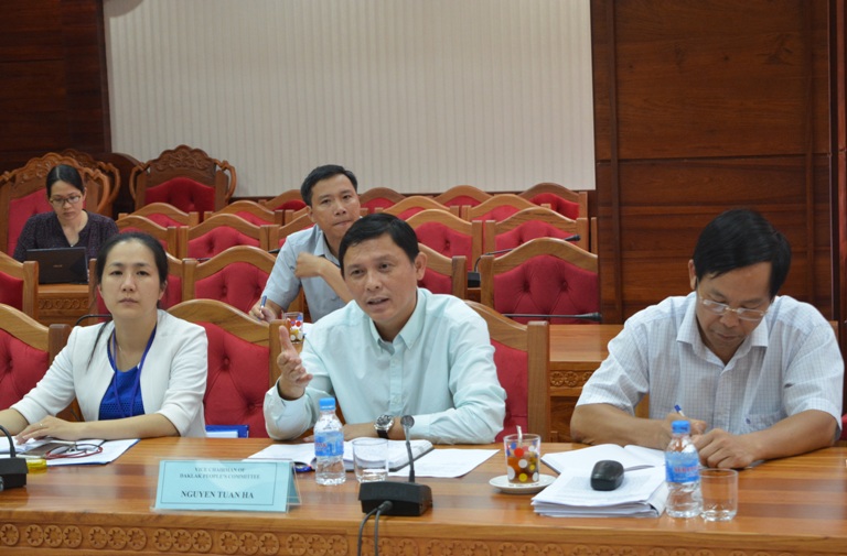 UBND tỉnh làm việc với đoàn công tác của ADB về tiến độ thực hiện dự án “Đầu tư xây dựng công trình cấp nước thành phố Buôn Ma Thuột và 3 thị trấn: Buôn Đôn, Ea Kar, Krông Năng”.