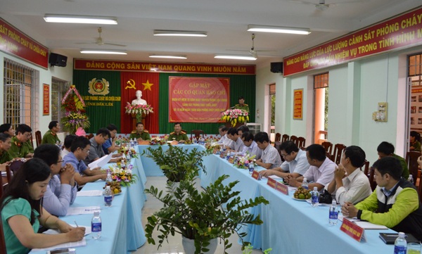 Cảnh sát Phòng cháy và Chữa cháy tỉnh gặp mặt các cơ quan báo chí nhân kỷ niệm 55 năm Ngày truyền thống lực lượng.