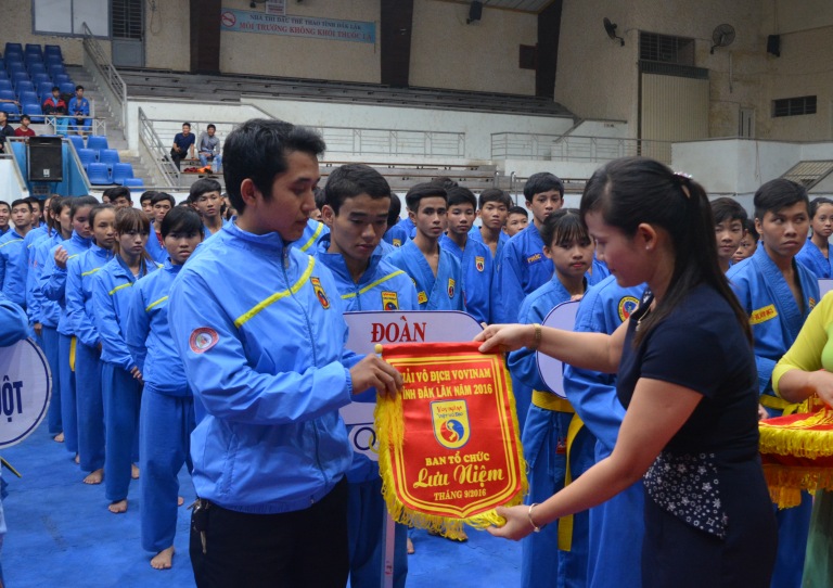 Hơn 200 VĐV tham dự giải vô địch Vovinam tỉnh Đắk Lắk năm 2016.