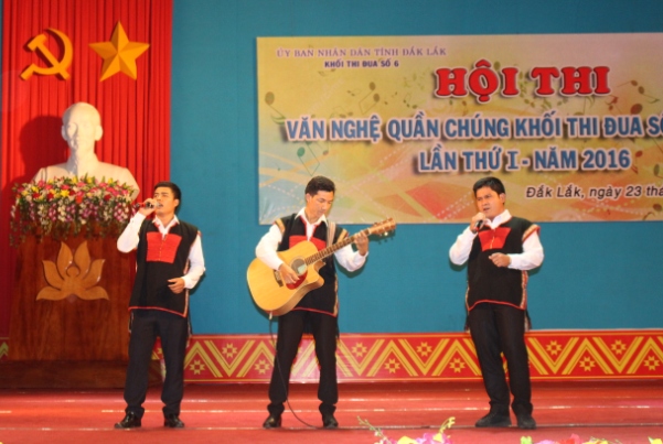 Hội thi văn nghệ quần chúng Khối thi đua số 6 (Văn hoá – Xã hội) tỉnh lần thứ I- năm 2016.