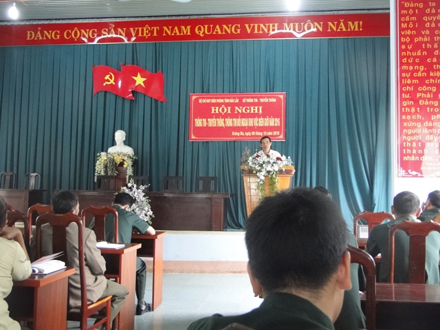 Hội nghị thông tin truyền thông, thông tin đối ngoại khu vực biên giới năm 2016.