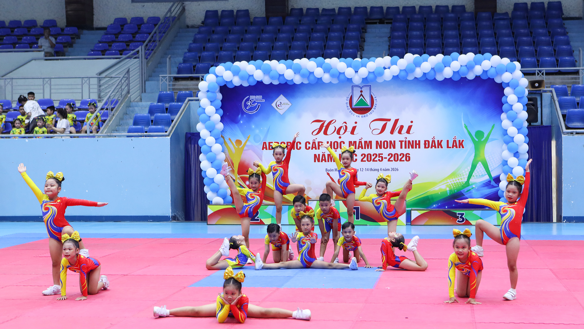 Khai mạc Hội thi Aerobic cấp học Mầm non tỉnh Đắk Lắk, năm học 2025-2026