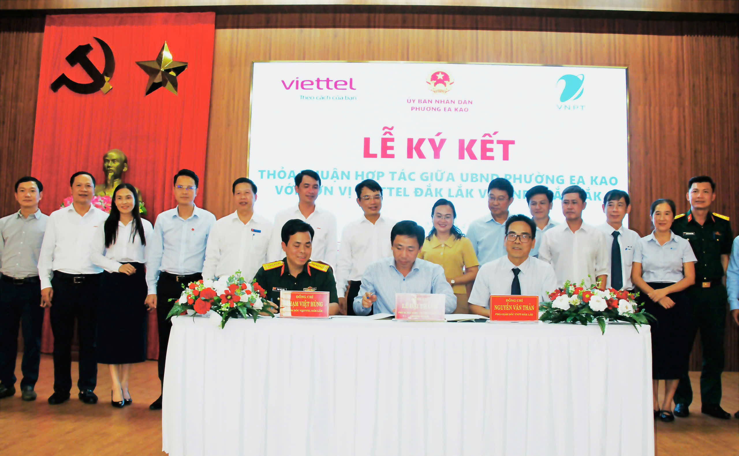 Phường Ea Kao và VNPT Đắk Lắk ký kết thỏa thuận hợp tác chuyển đổi số giai đoạn 2026-2030