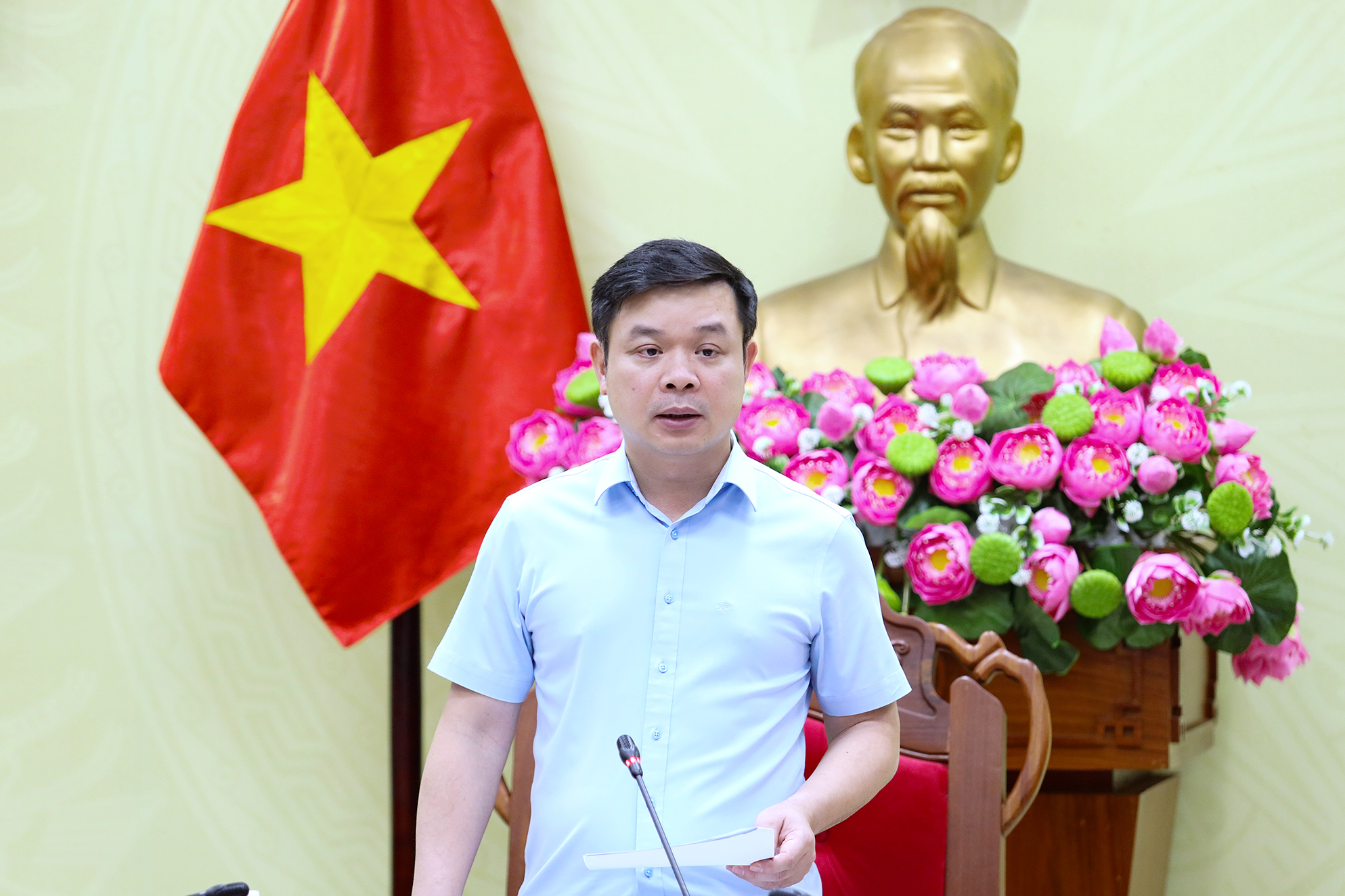 UBND tỉnh làm việc với Ban Quản lý dự án đầu tư xây dựng công trình Dân dụng và Công nghiệp tỉnh