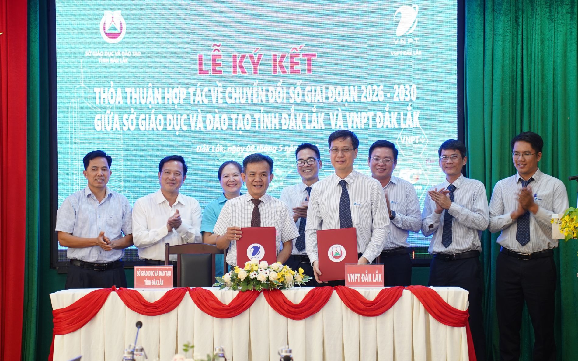 Sở Giáo dục và Đào tạo Đắk Lắk ký kết Thỏa thuận hợp tác với VNPT Đắk Lắk về chuyển đổi số