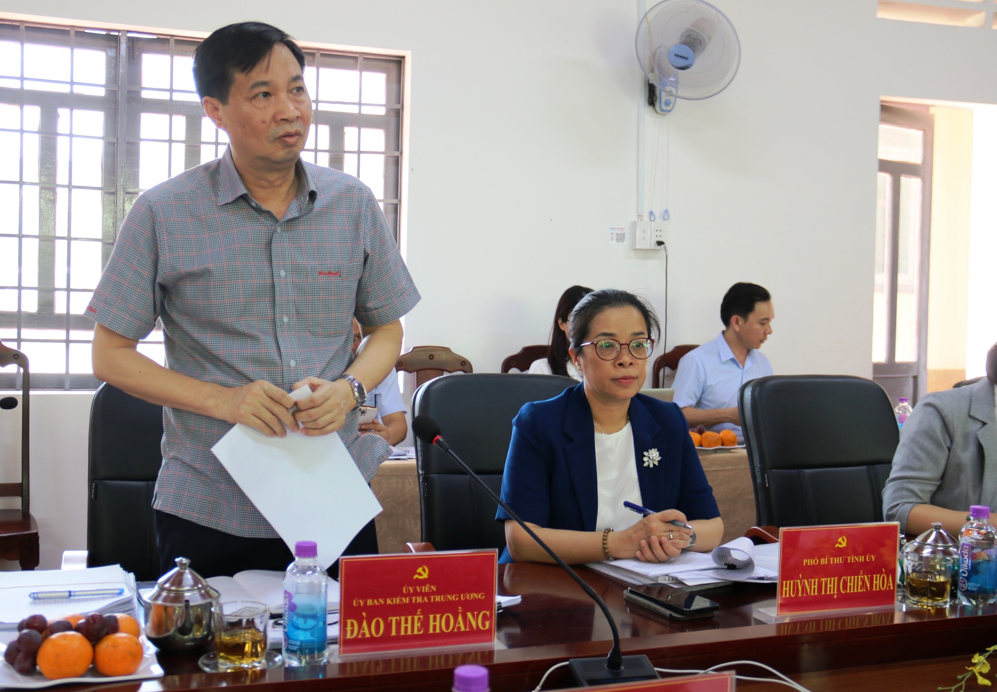 Đoàn kiểm tra, giám sát số 26 của Bộ Chính trị, Ban Bí thư làm việc tại xã Pơng Drang