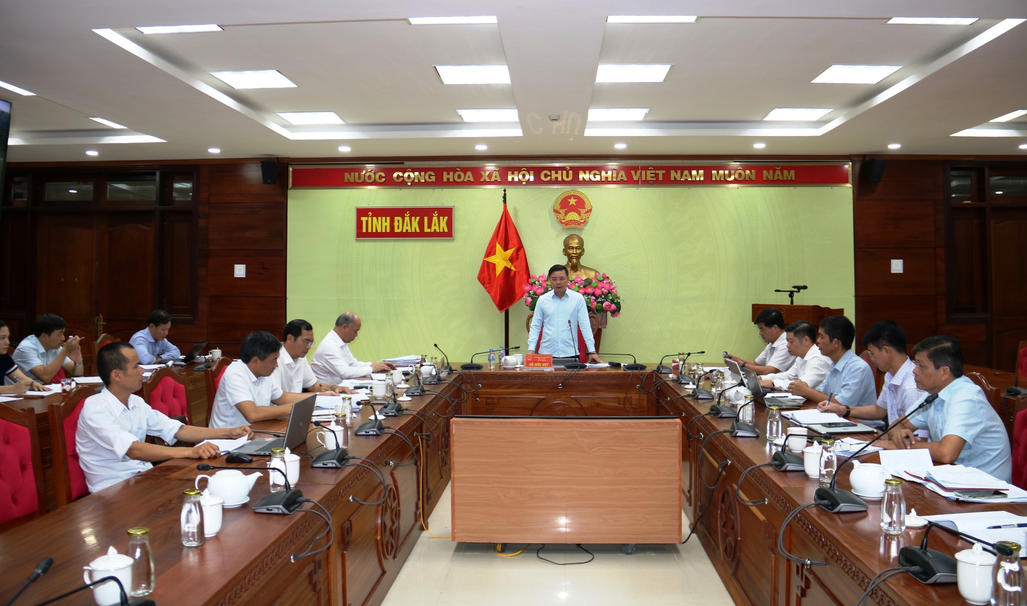 Chairman of the Provincial People's Committee Do Huu Huy: Proactively generate revenue from land resources to serve growth objectives