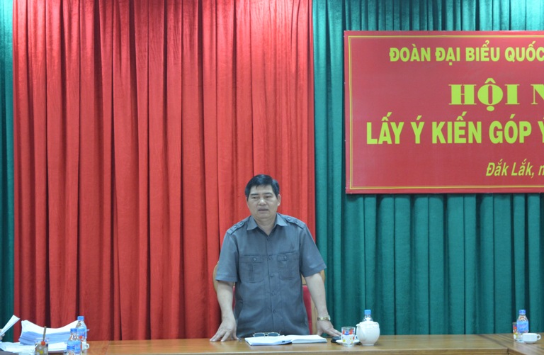 Hội nghị lấy ý kiến góp ý dự thảo Luật.