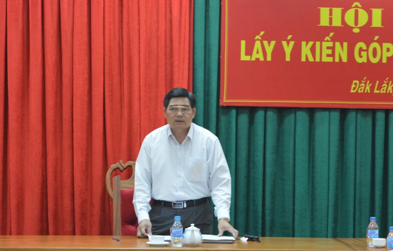 Đoàn Đại biểu Quốc hội tỉnh tổ chức lấy ý kiến góp ý dự thảo Luật.