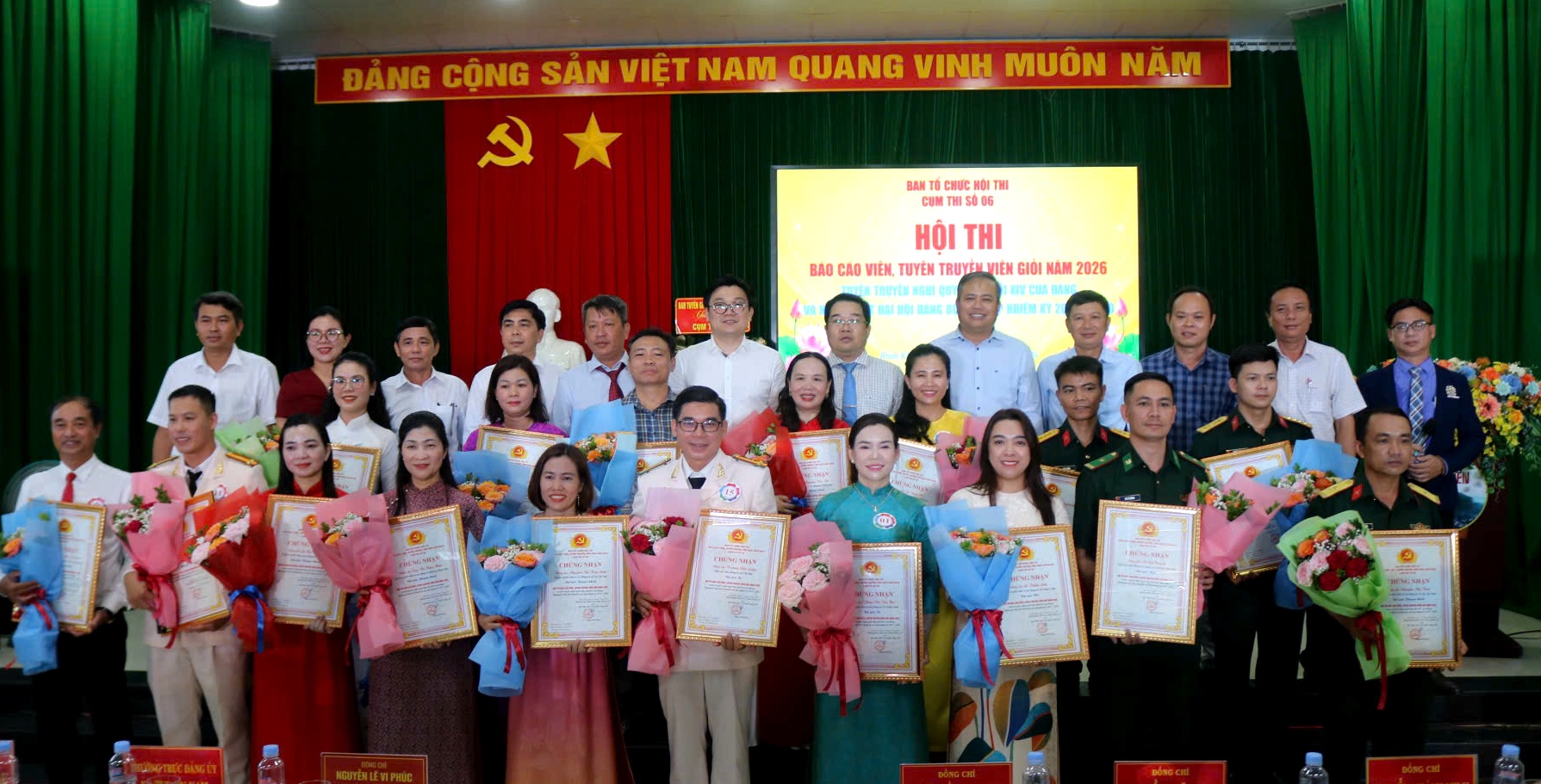 Bế mạc Hội thi báo cáo viên, tuyên truyền viên giỏi năm 2026 Cụm thi số 6
