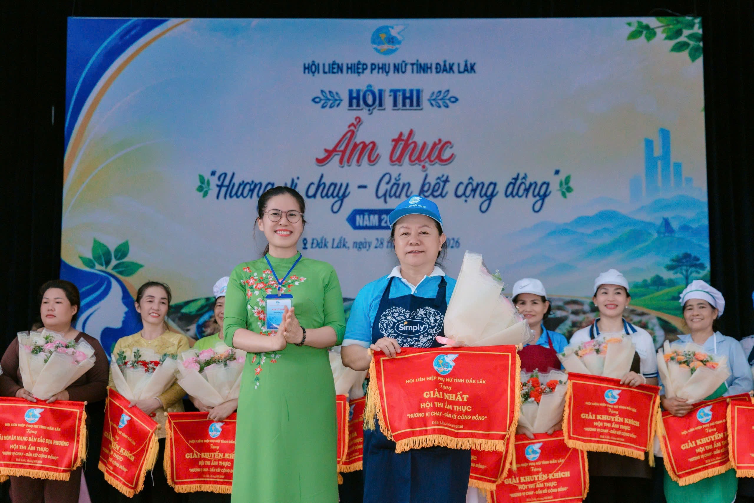Hội Liên hiệp Phụ nữ tỉnh Đắk Lắk tổ chức cuộc thi “Ẩm thực chay”