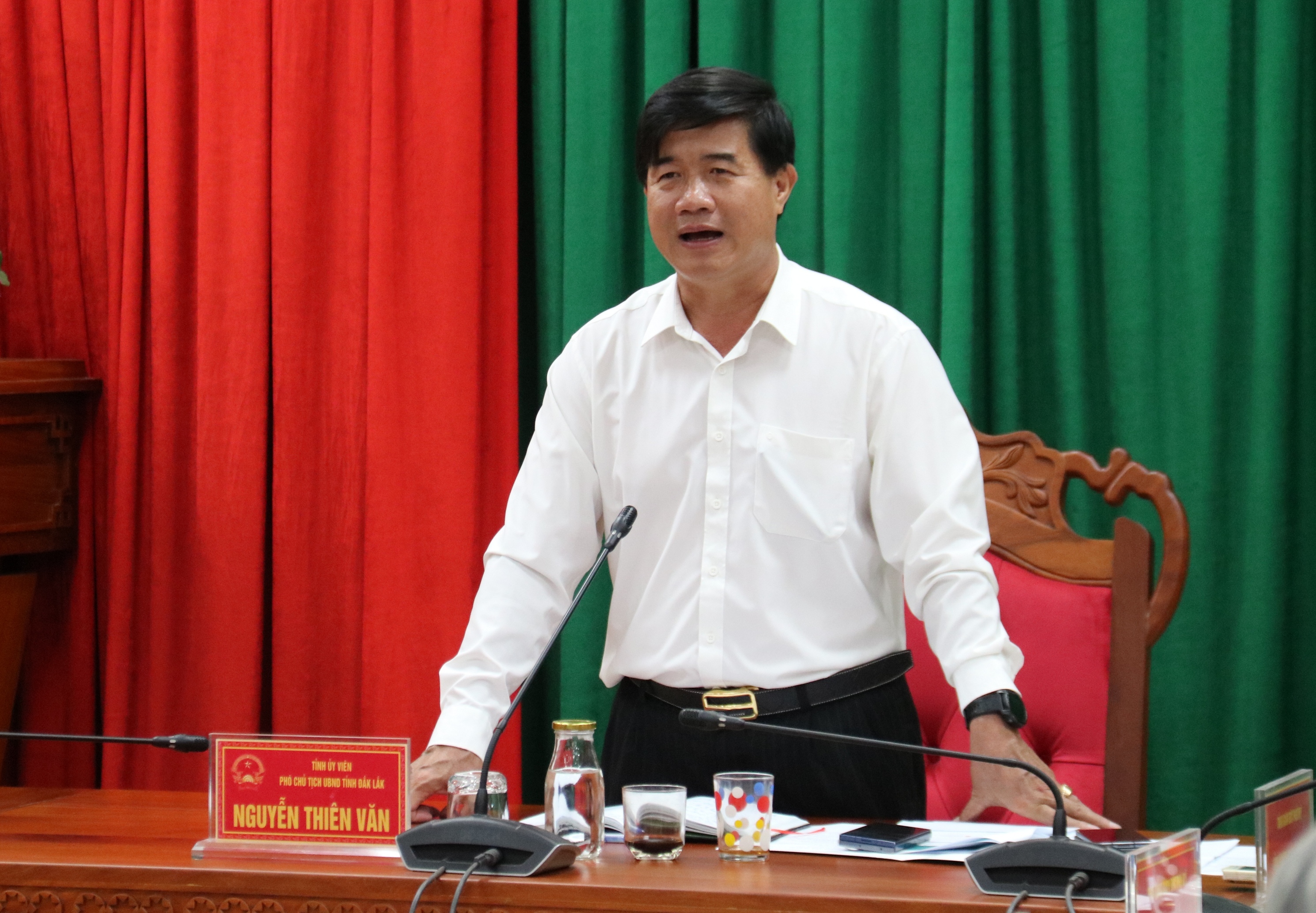 Phó Chủ tịch UBND tỉnh Nguyễn Thiên Văn làm việc với Tổng Công ty Phân bón và Hóa chất Dầu khí