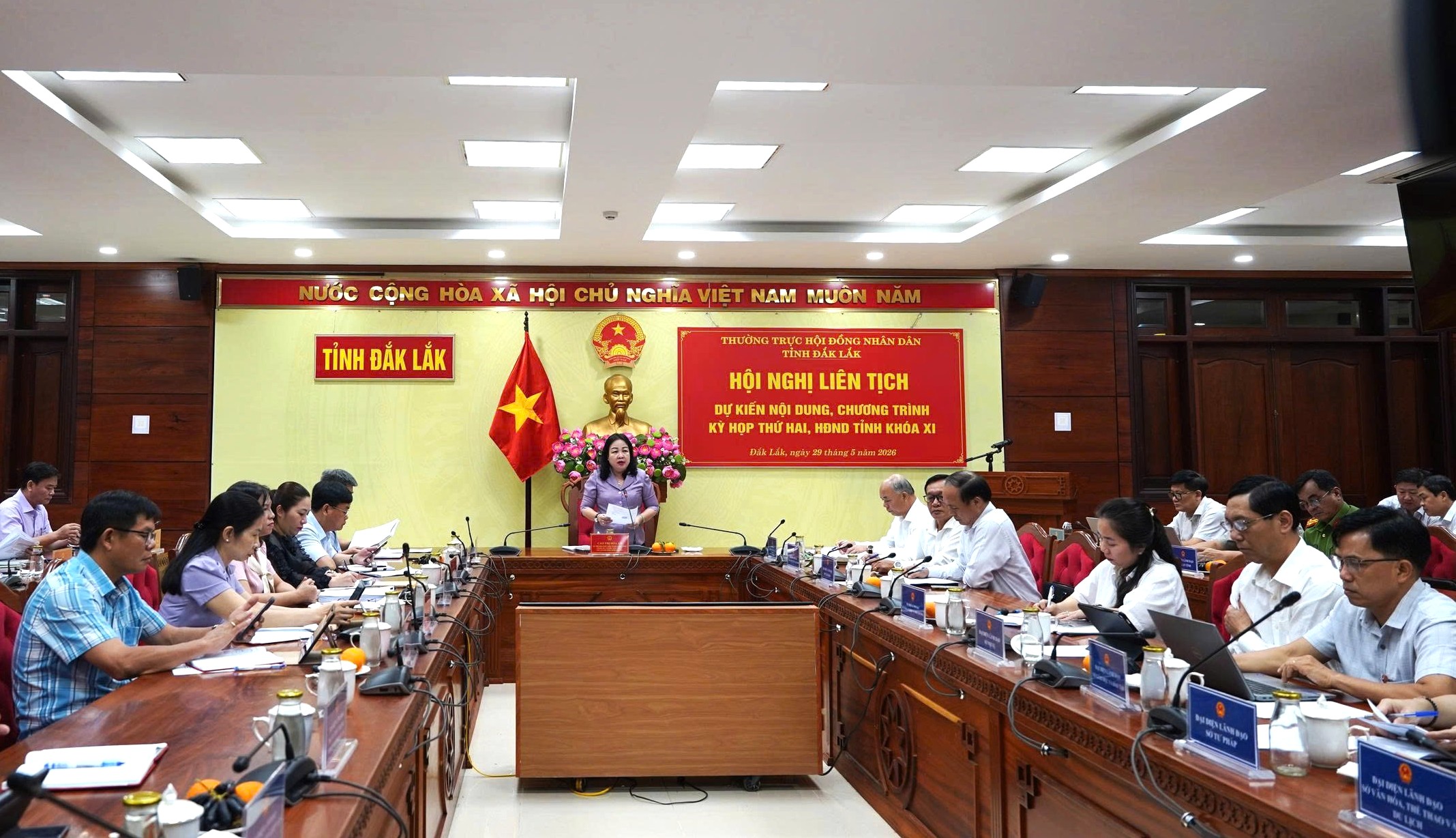 Hội nghị liên tịch dự kiến nội dung, chương trình Kỳ họp thứ Hai, HĐND tỉnh Đắk Lắk