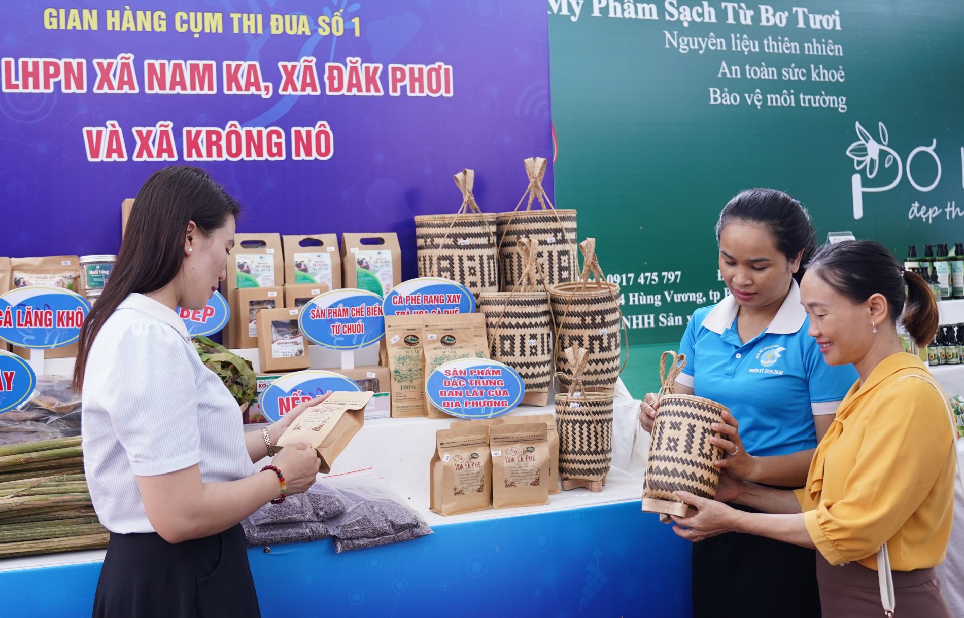 Trưng bày, quảng bá sản phẩm khởi nghiệp tiêu biểu của hội viên phụ nữ Đắk Lắk