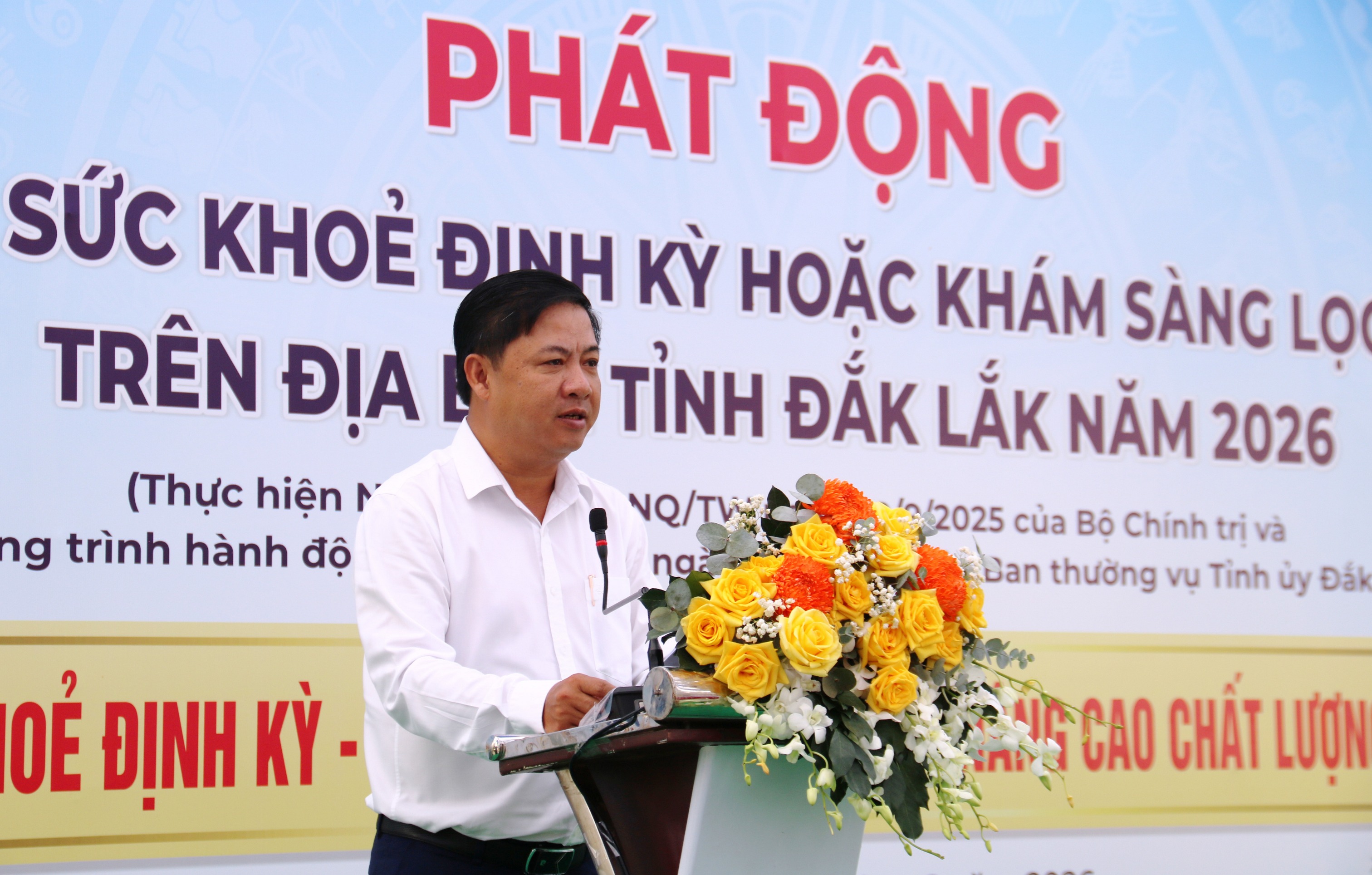 Đắk Lắk phát động Tháng cao điểm khám sức khỏe định kỳ, khám sàng lọc cho người dân năm 2026