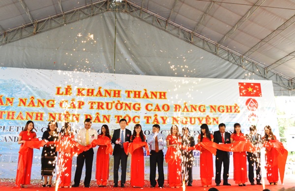 Khánh thành Dự án nâng cấp Trường Cao đẳng nghề Thanh niên dân tộc Tây Nguyên