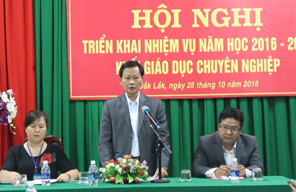 Hội nghị triển khai nhiệm vụ năm học 2016-2017 Khối giáo dục chuyên nghiệp