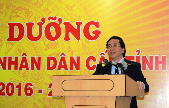 Khai mạc Lớp bồi dưỡng đại biểu HĐND cấp tỉnh nhiệm kỳ 2016-2021.