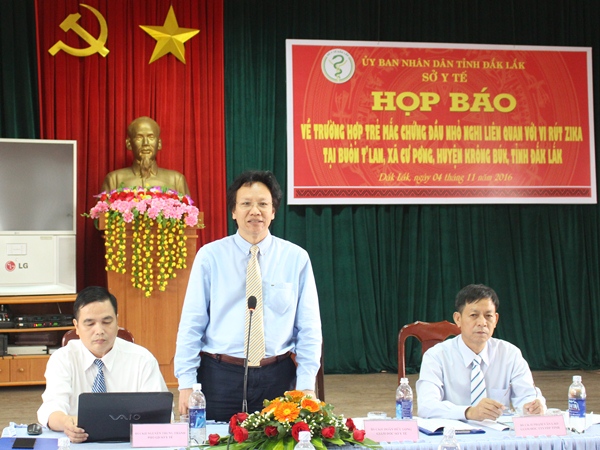 Họp báo thông tin tình hình bệnh do vi rút Zika tại Đắk Lắk