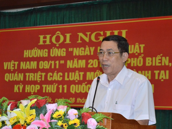 Hội nghị hưởng ứng Ngày Pháp luật Việt Nam năm 2016