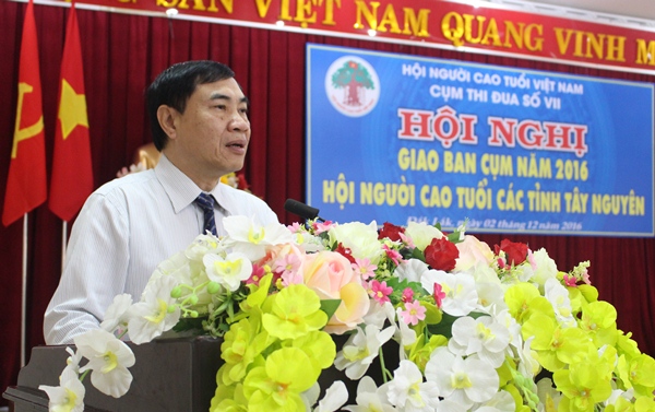 Hội nghị giao ban Cụm thi đua số VII Hội Người cao tuổi các tỉnh Tây Nguyên