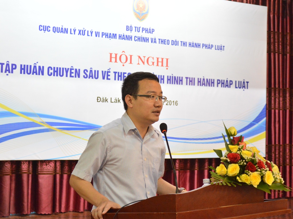 Bộ Tư pháp tập huấn chuyên sâu về theo dõi tình hình thi hành pháp luật