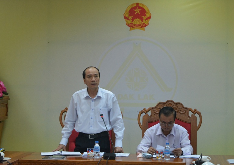 Working session on the 6th Buon Ma Thuot Coffee Festival and Central Highland’s Gong Culture Festival in 2017