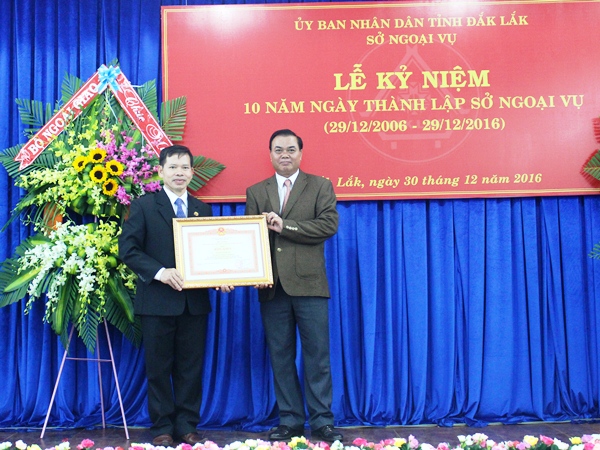 Sở Ngoại vụ kỷ niệm 10 năm thành lập (29/12/2006-29/12/2016)
