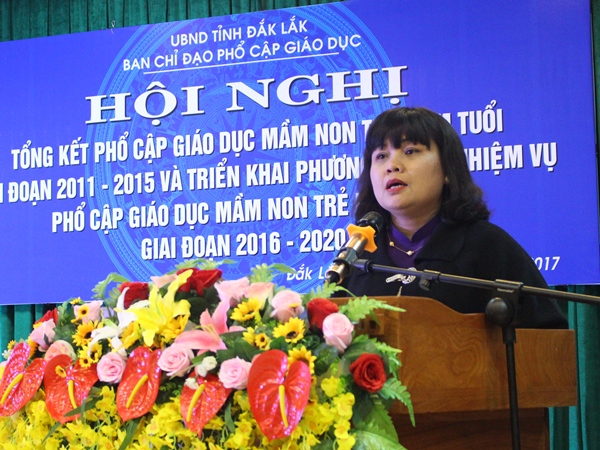 Tổng kết công tác phổ cập giáo dục mầm non cho trẻ 5 tuổi giai đoạn 2011-2015