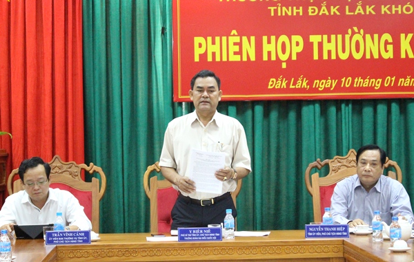 Thường trực HĐND tỉnh khóa IX triển khai nhiệm vụ tháng 01/2017