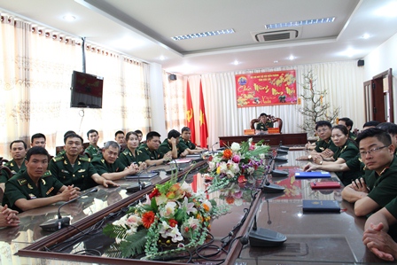 Tổng Bí thư Nguyễn Phú Trọng chúc Tết lực lượng Bộ đội Biên phòng.