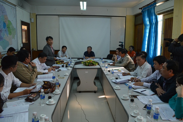 Họp báo cáo kết quả kiểm tra về chất lượng của sản phẩm cà phê bột trên địa bàn.